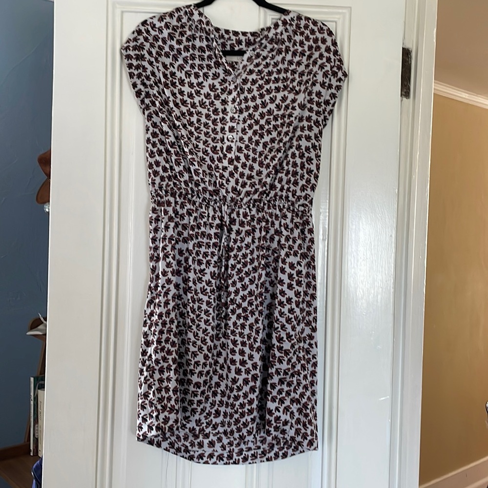 LOFT Silky patterned dress